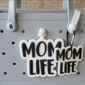 Mom Life Bag Charm Bag Hook Bogg Simply Southern Bag